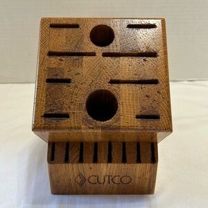 CUTCO KNIFE CUTLERY UTENSIL WOOD BLOCK